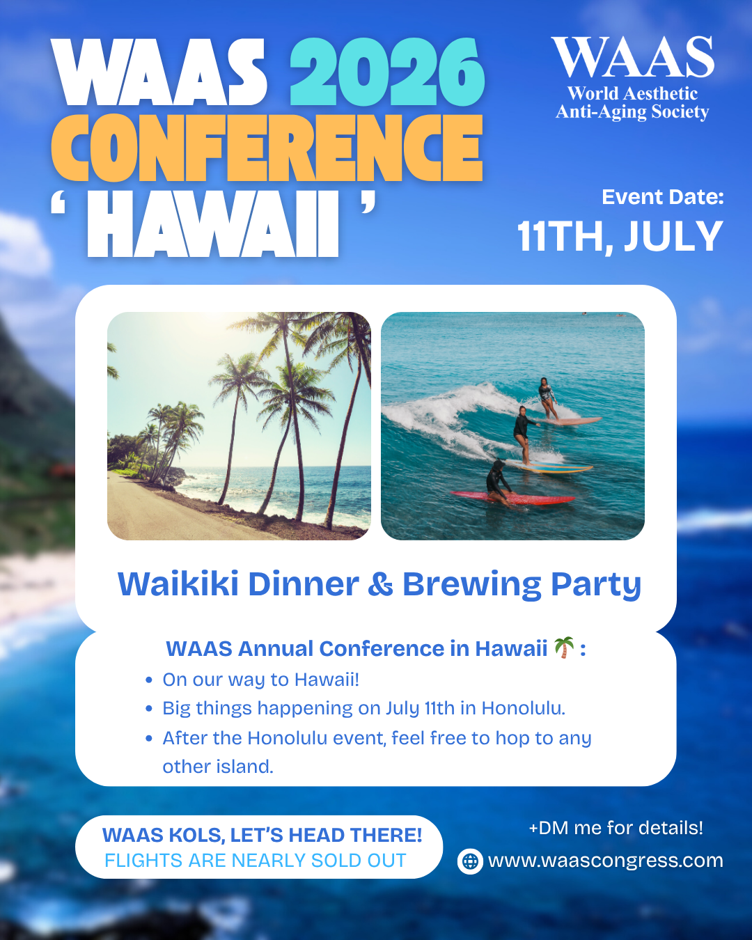 WAAS World Conference 2026 팝업 이미지